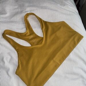 Girlfriend Collective Mustard Sports Bra